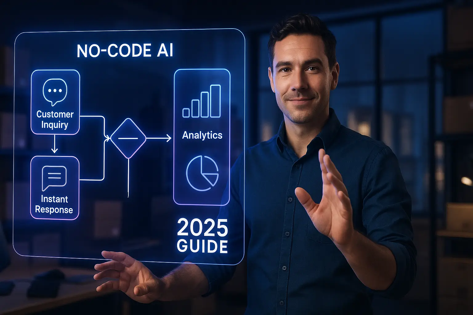 Illustration for No-Code AI for E-Commerce: Automate Customer Support & Orders (2025 Guide)