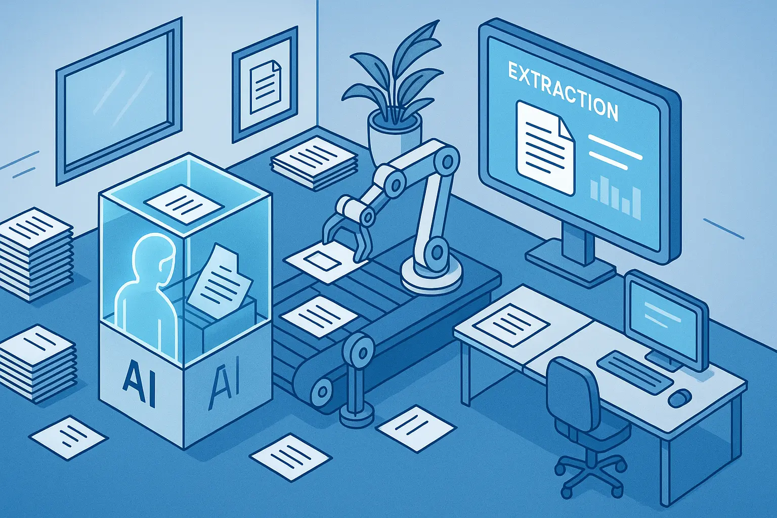 Illustration for Scale Automated Document Processing with No-Code AI: The Ultimate 2024 Playbook for SMBs