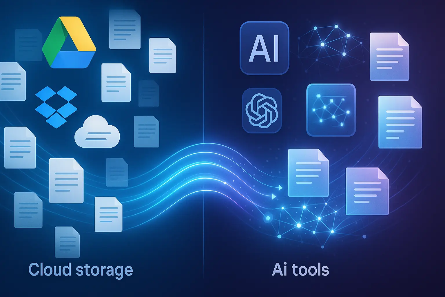 Illustration for Automate Everything: Connect No-Code AI Tools with Cloud Storage (Google Drive & Beyond)