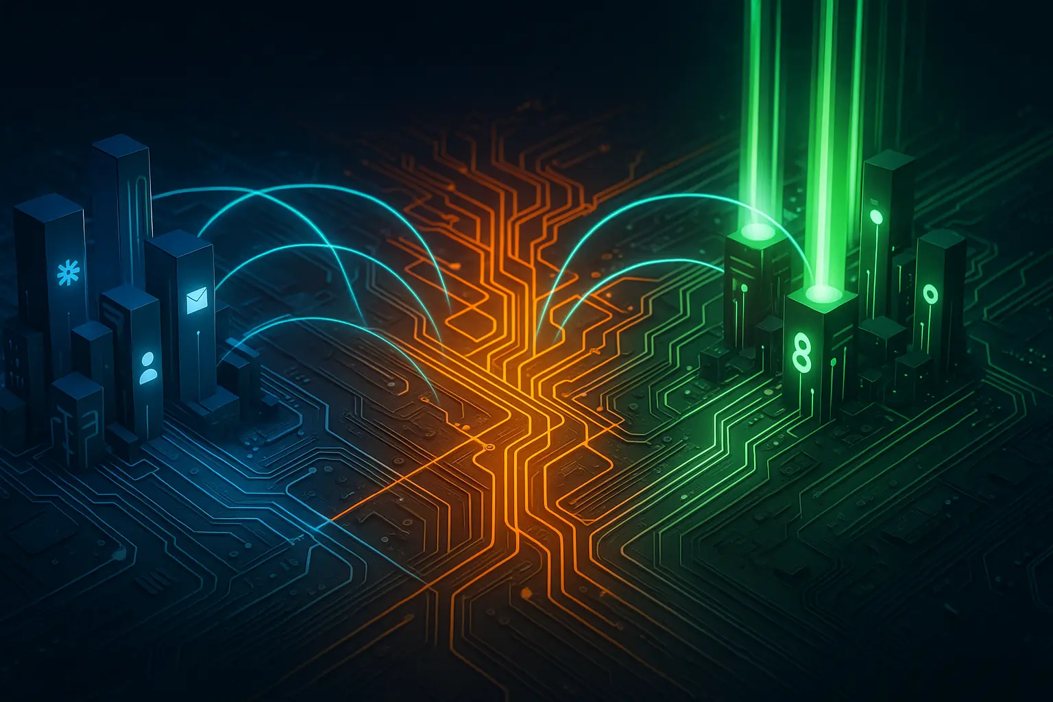 Illustration for Cross-Platform No-Code AI: Build Unified Automations with Zapier, Make, and n8n (2024 Guide)
