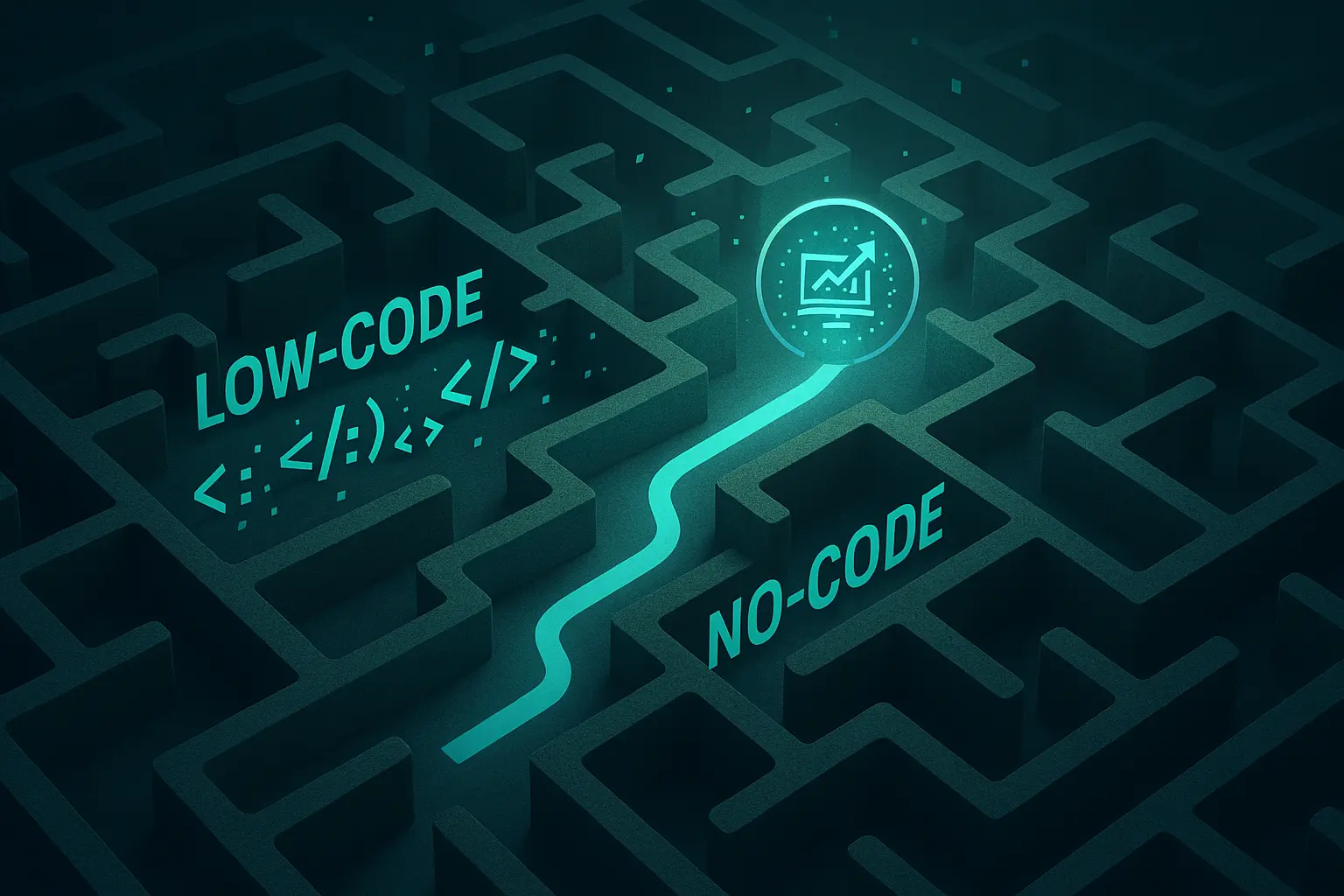 Illustration for Low-Code vs. No-Code: Choosing the Perfect Automation Platform for Your Business