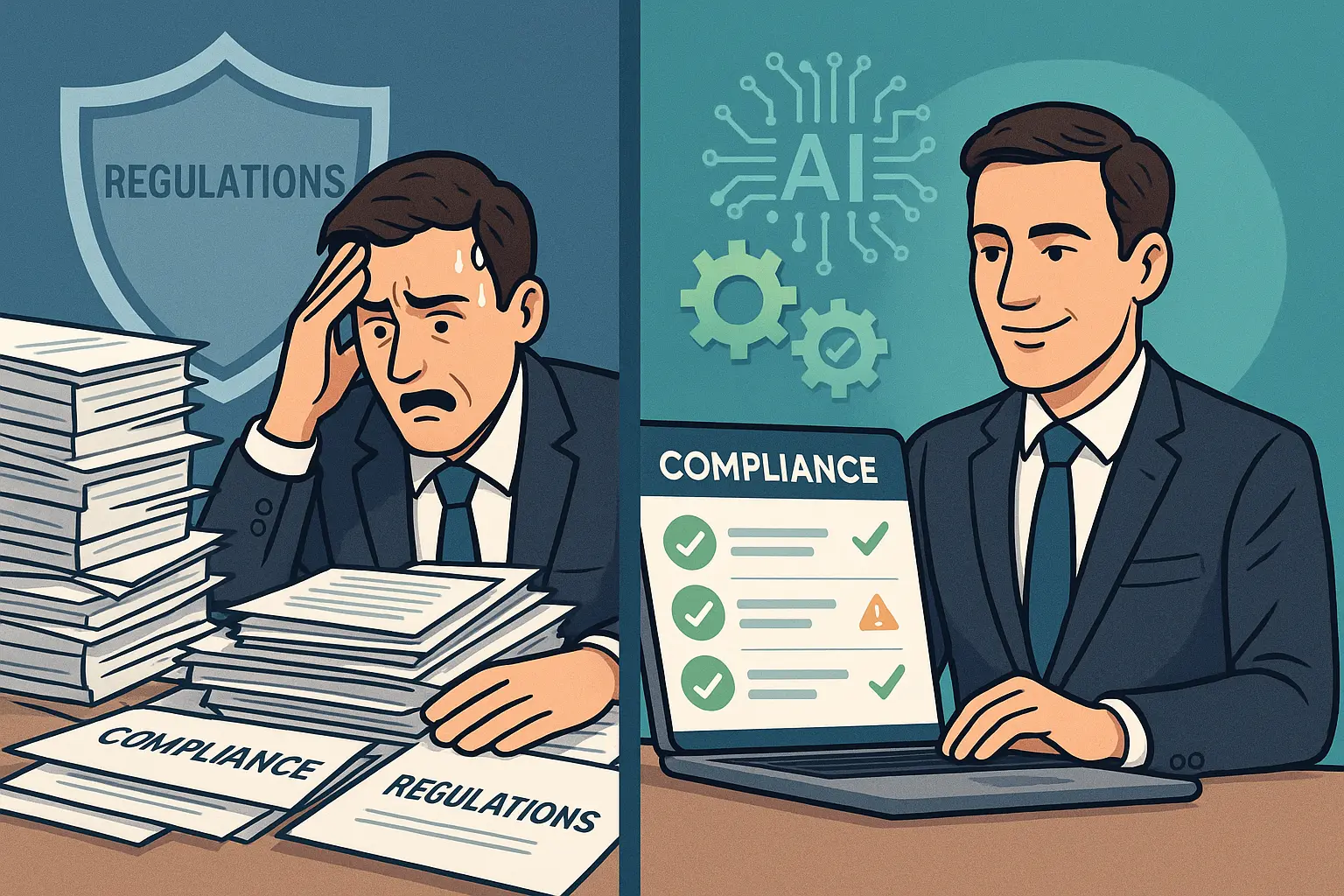 Illustration for Stay Compliant in 2024: No-Code AI for Automated Regulatory Checks