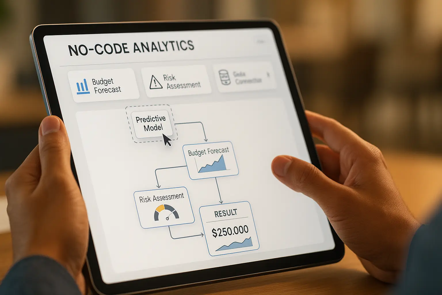 Illustration for No-Code Predictive Analytics: A Step-by-Step Guide for Finance Teams