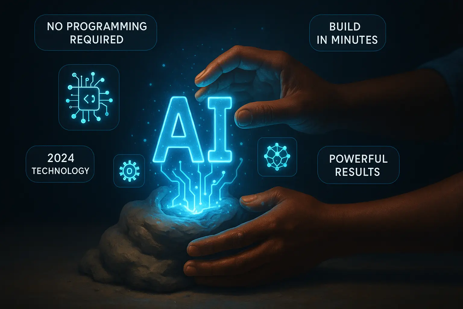 Illustration for No-Code AI Tools Explained for Beginners: Start Building in 2024