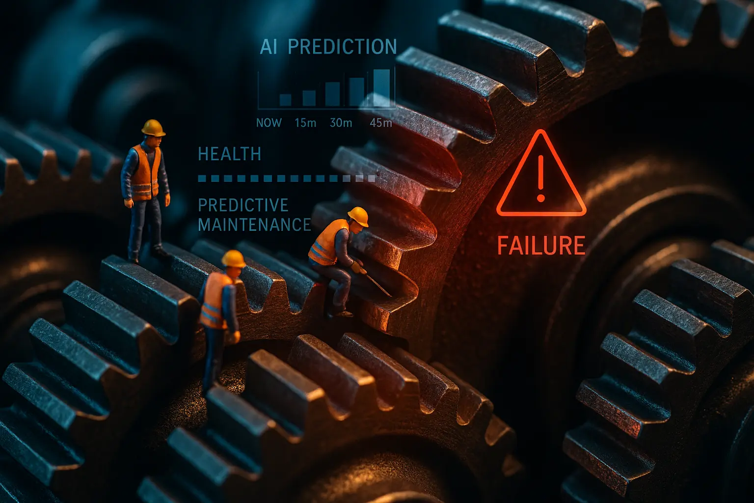 Illustration for Predictive Maintenance With No-Code AI: Automate Operations Efficiency in Manufacturing & Field Services