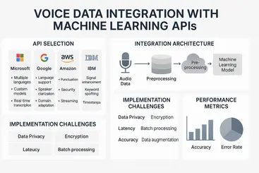 Illustration for Voice Data Integration with Machine Learning APIs: A Practical Implementation Guide
